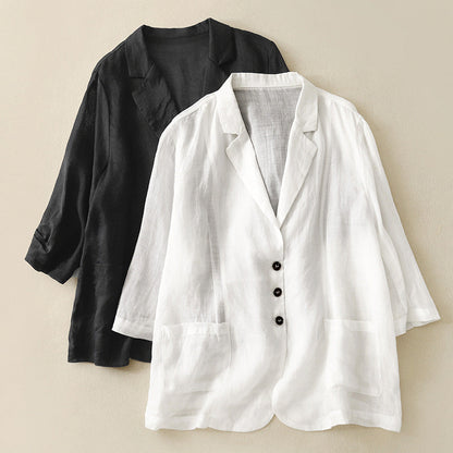 VERONICA™ LINEN BLAZER