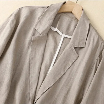 GIANNA LINEN BLAZER