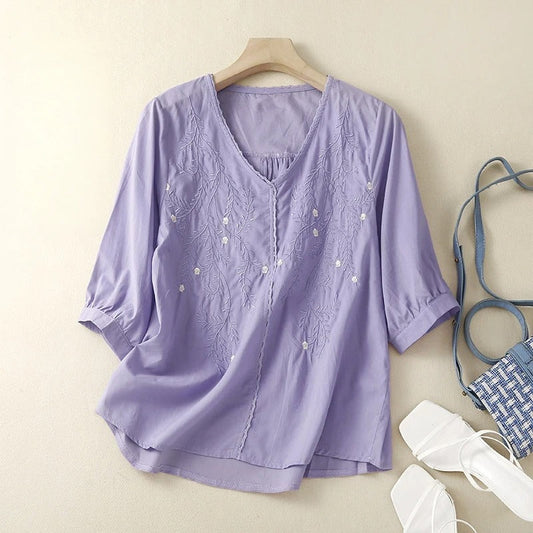 BONNIE LINEN BLOUSE