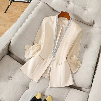 VIOLET™ SATIN BLAZER