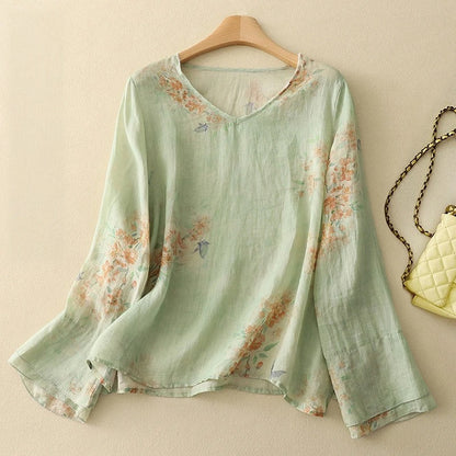 KATY LINEN BLOUSE
