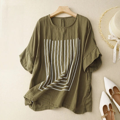 JULIA LINEN T-SHIRT