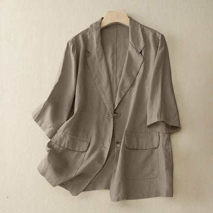 LOLA LINEN BLAZER