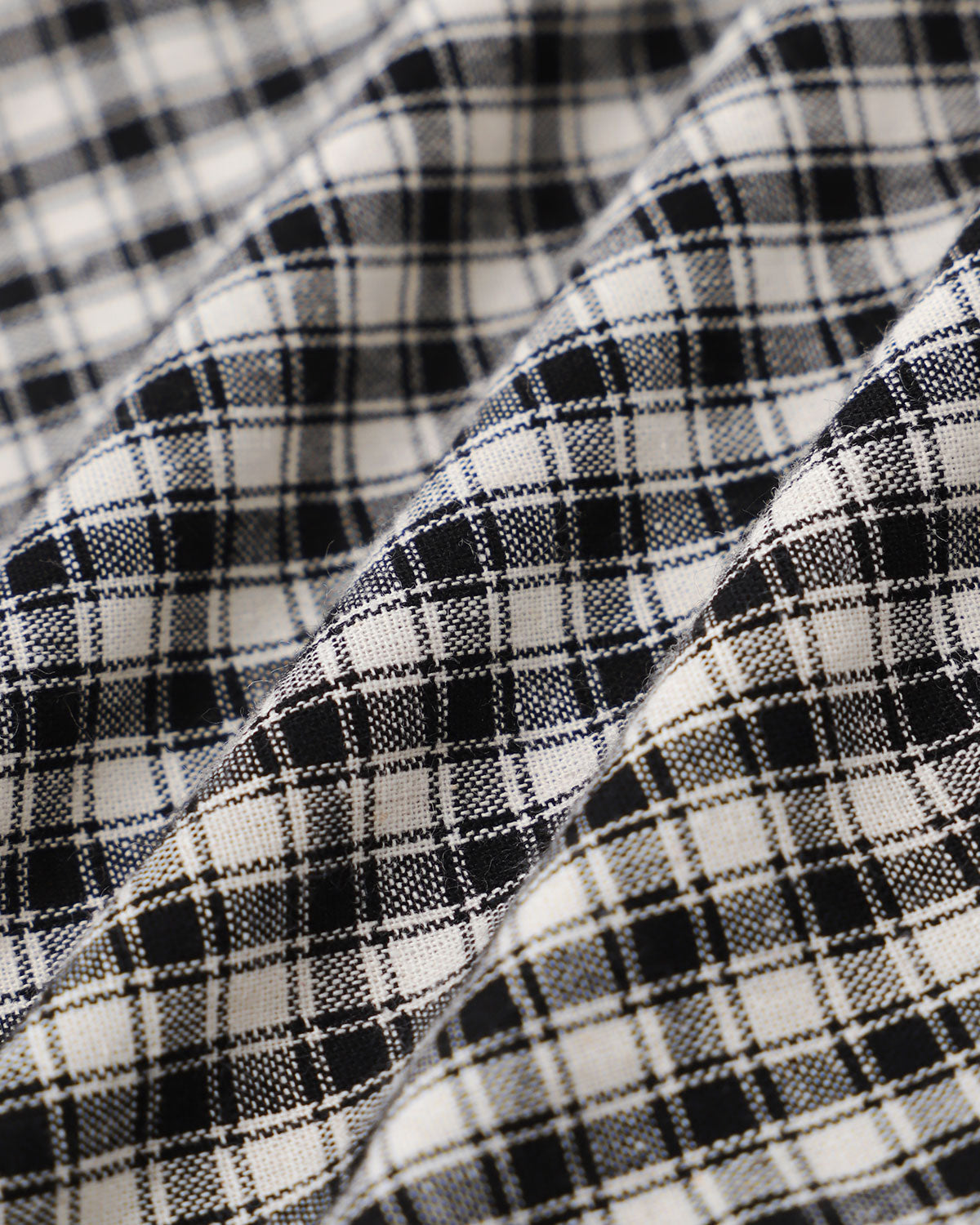 Black Plaid V Neck Ruffle Blouse