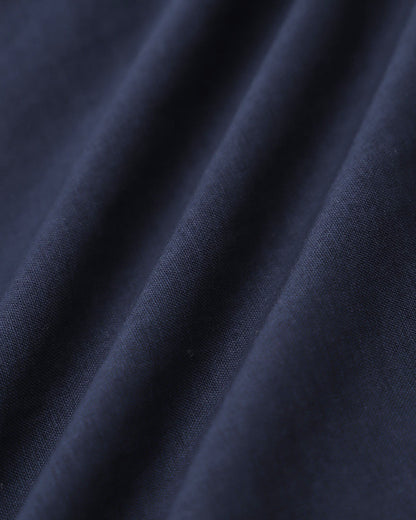 Navy Pocket Short Sleeve Midi Dress