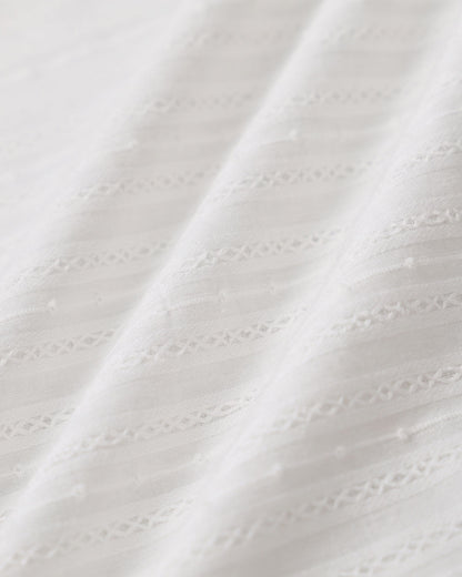 White Pocket A-Line Slip Midi Dress