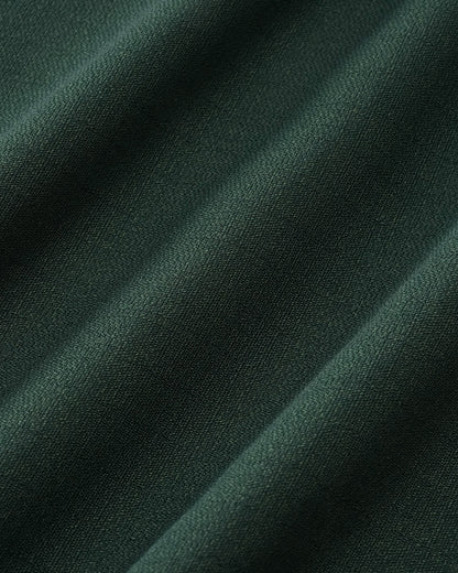 Green Wrap A-Line Mini Dress